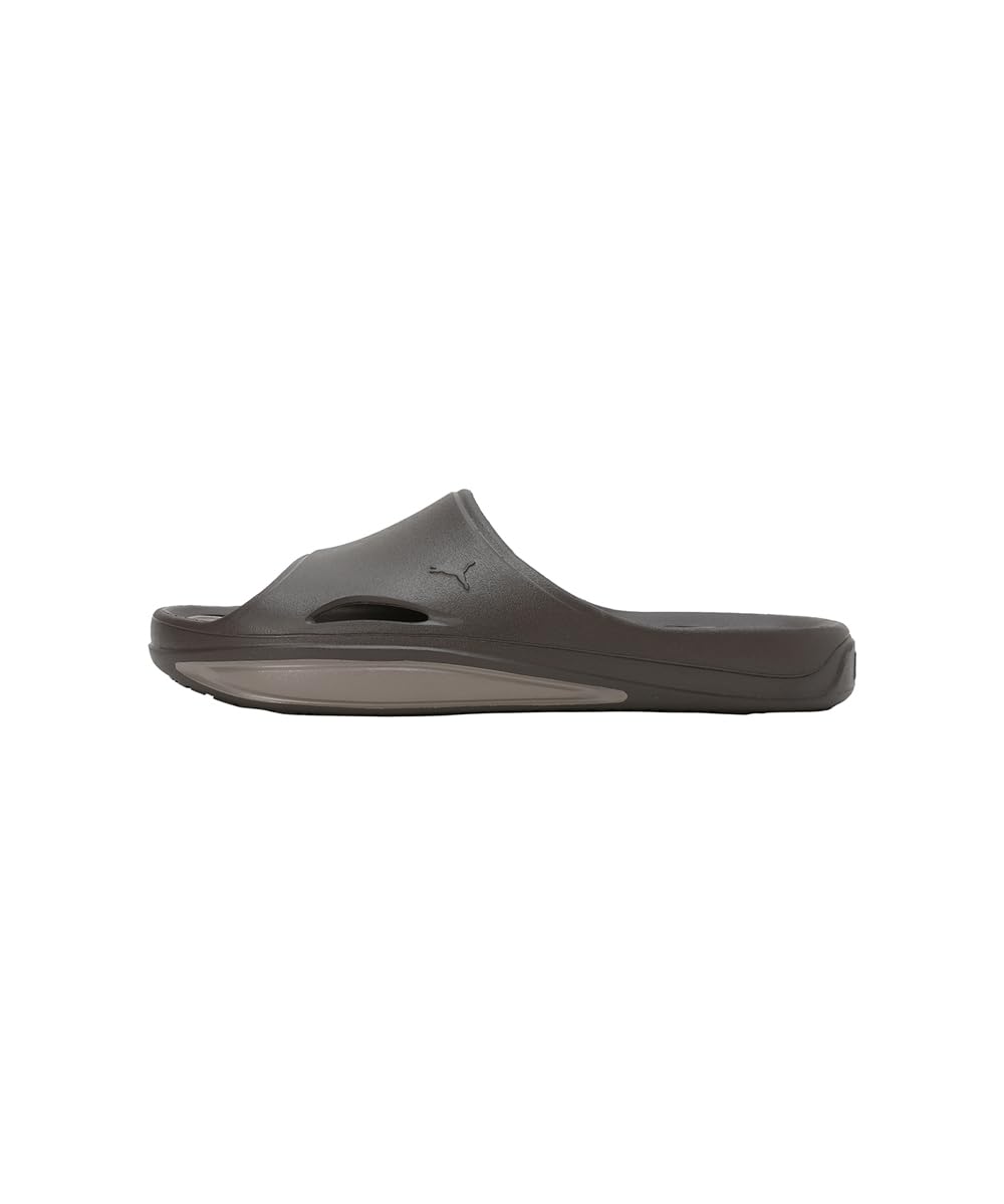PUMA Lithen Injex Slides - Chocolate-Totally Taupe