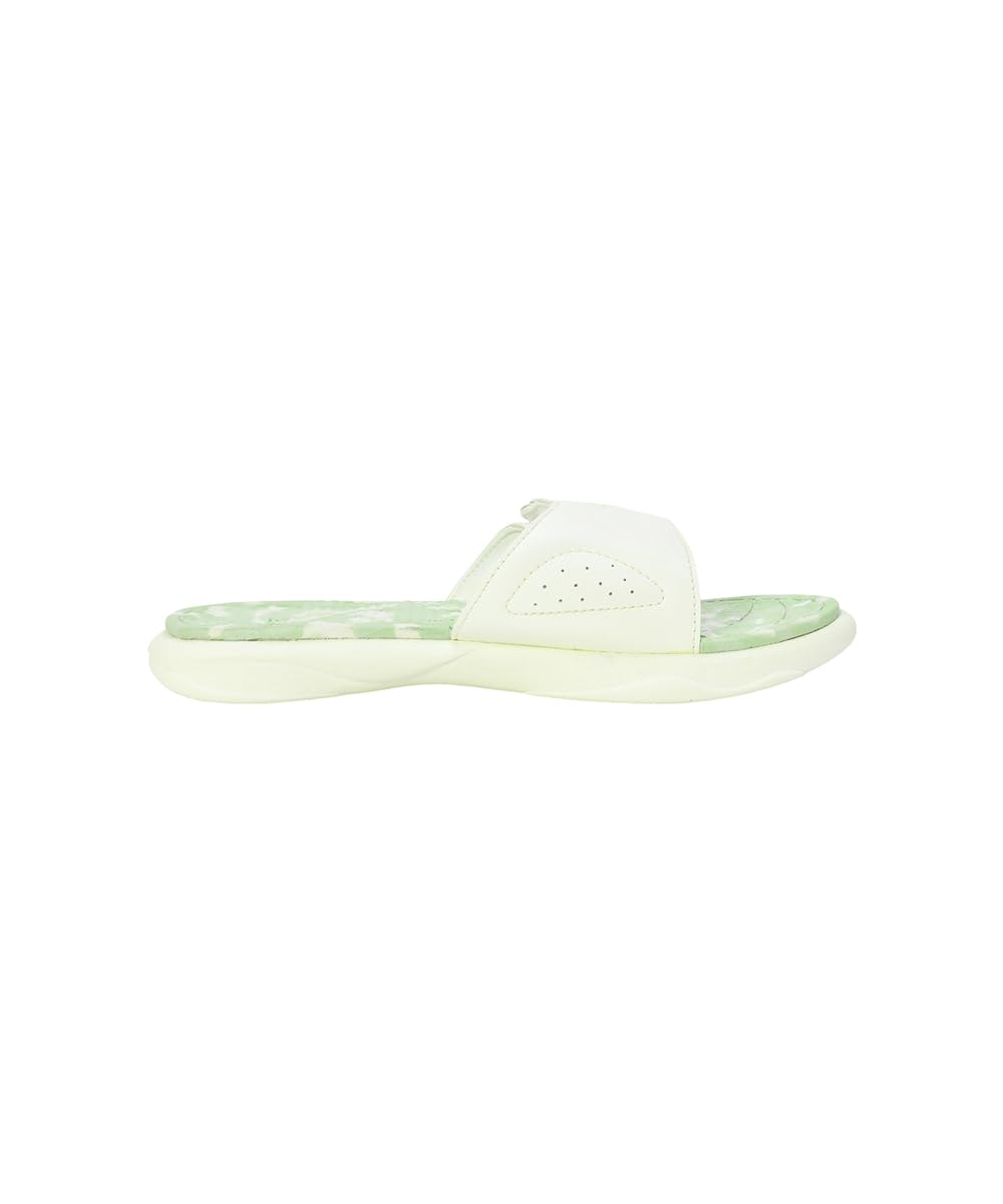 PUMA Puma Women Royalcat ComfortSoftrideDaze Slide 6 UK Warm White-Cool Cucumber-Green Illusion - image 2