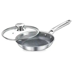 PRESTIGE TRIPLY HEXAMAGIC CERAMIC COOKWARE FRY PAN 24CM WITH GLASS LID