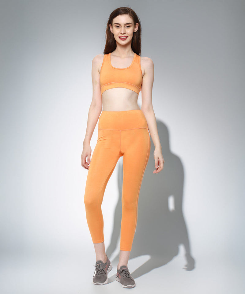 Naturefab Women's Bamboo Coórds Set Papaya-1