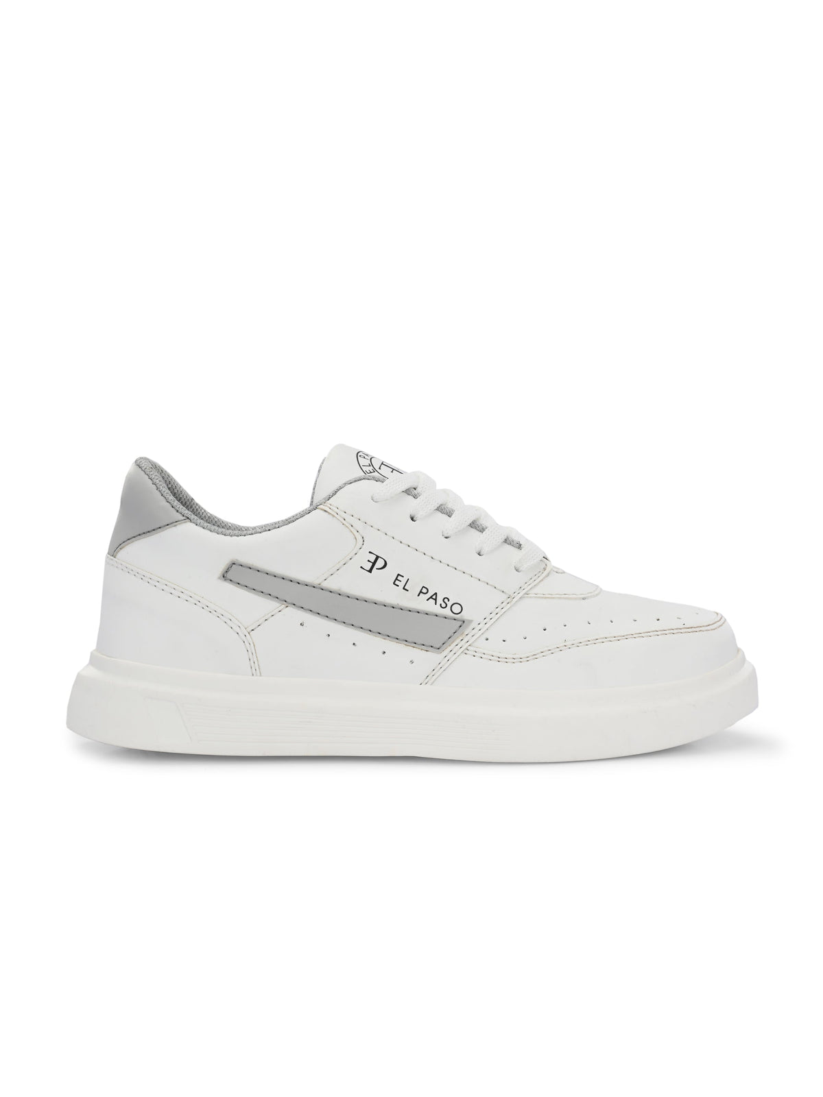 EL PASO Faux Leather Casual Lace Up Sneakers For Women-31