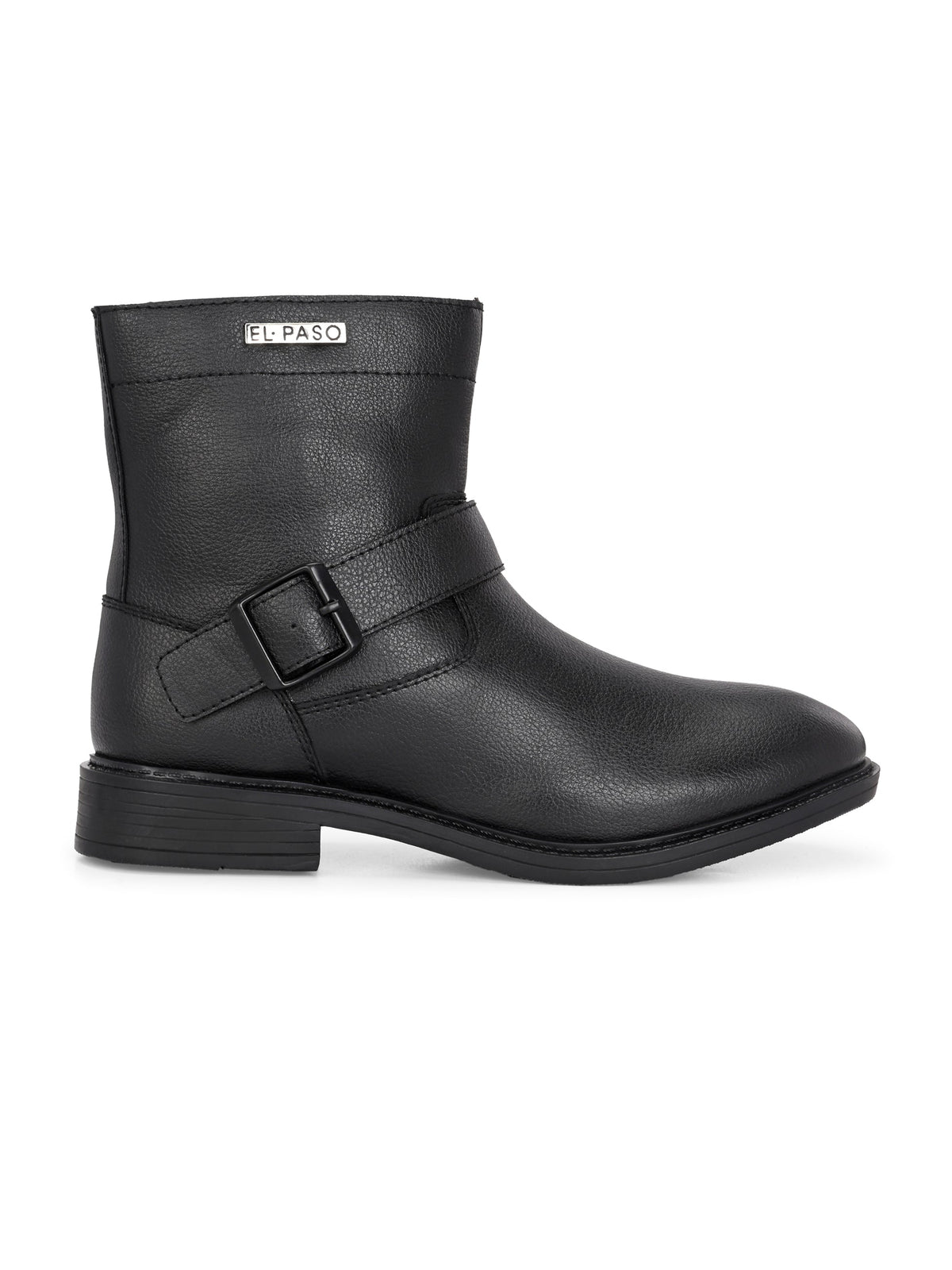 El Paso Women Faux Leather Casual Chelsea Boots