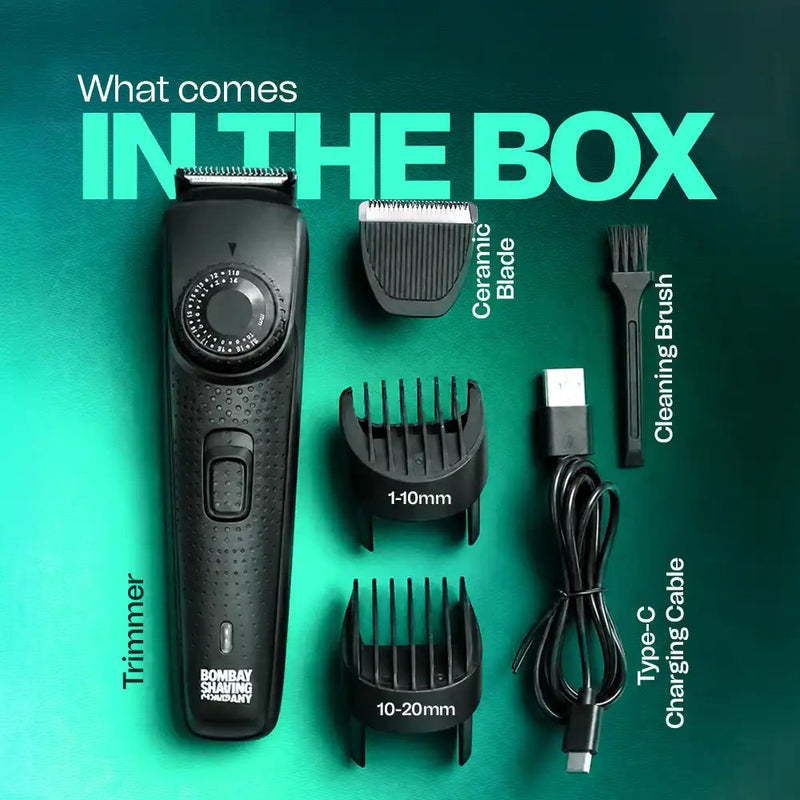 BOMBAY SHAVING COMPANY ALL ROUNDER 2 IN 1 BEARD AND BODY TRIMMER
