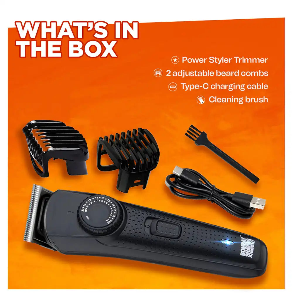 BOMBAY SHAVING COMPANY POWER STYLER BEARD TRIMMER