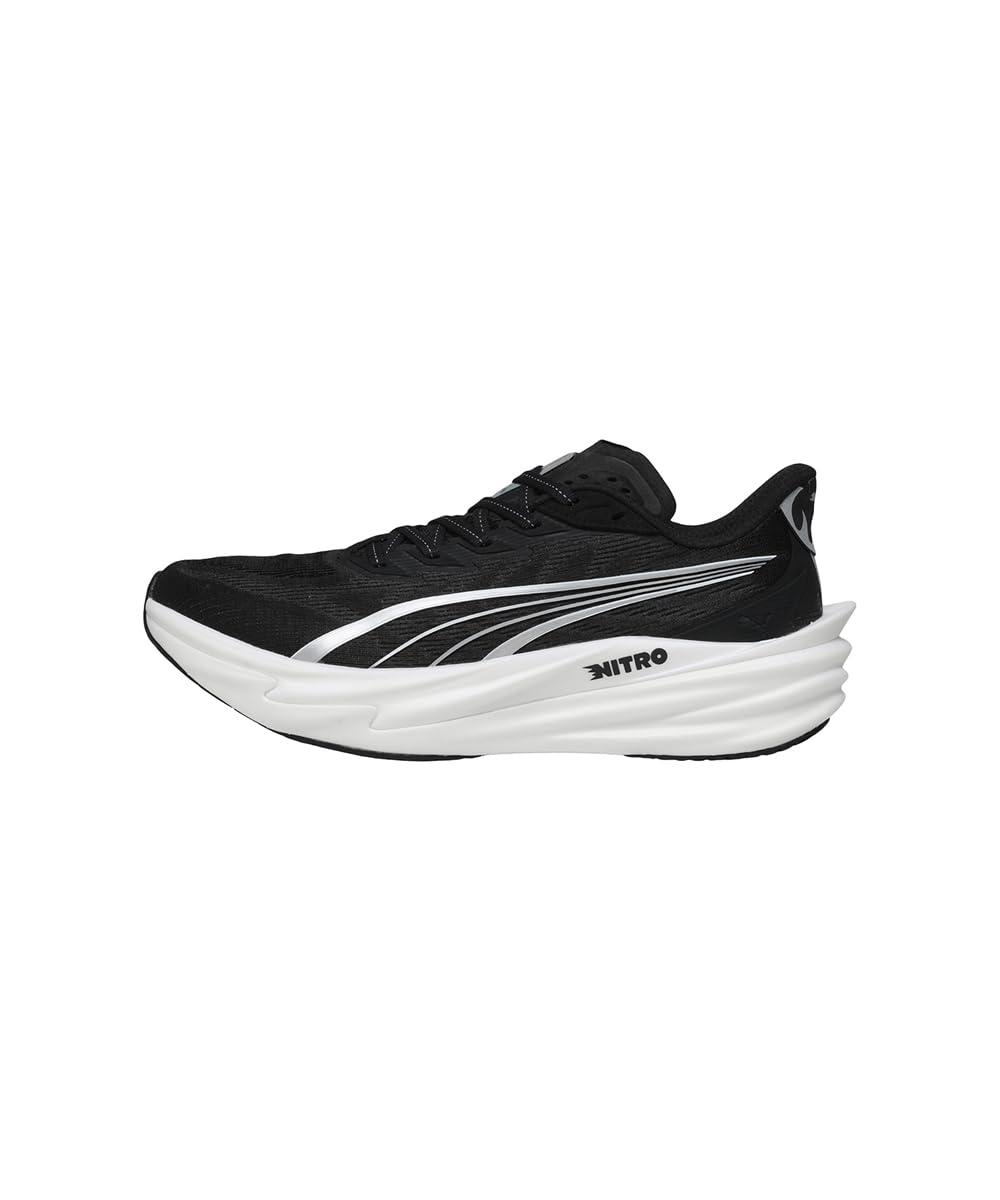 PUMA Deviate NITRO 4 Running Shoes - White-Feather Gray