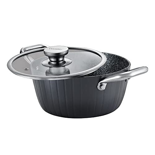 PRESTIGE CASSEROLE-HARD DURASTONE 200MM W/G LID