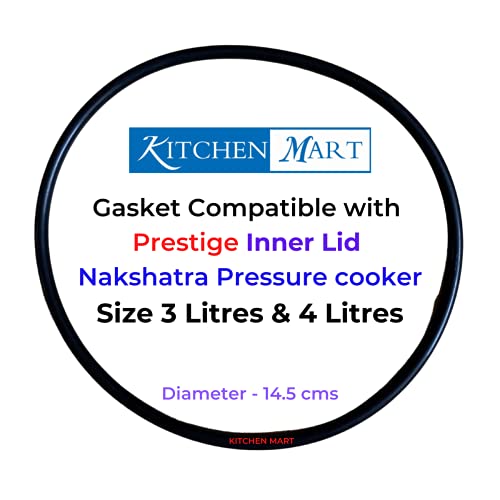 Prestige Replacement Gasket compatible with Nakshatra Cooker gasket / Prestige Nakshatra Inner lid Pressure cooker 3 Lit