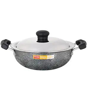 PRESTIGE OMEGA SELECT PLUS COOKWARE ROUND BASE KADAI 20CM WITH LID