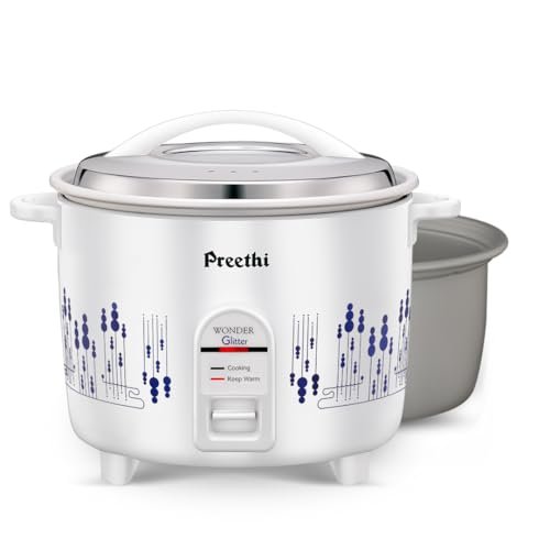PREETHI RICE COOKER- GLITTER 1.8 LTR (DOUBLE PAN)