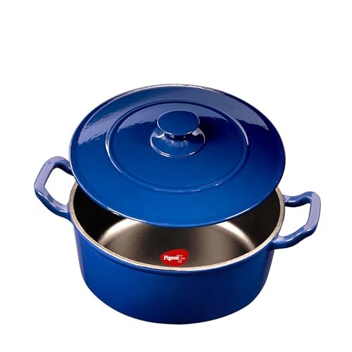 PIGEON IMPERI LUXE CAST IRON CASSEROLE 240MM WITH LID