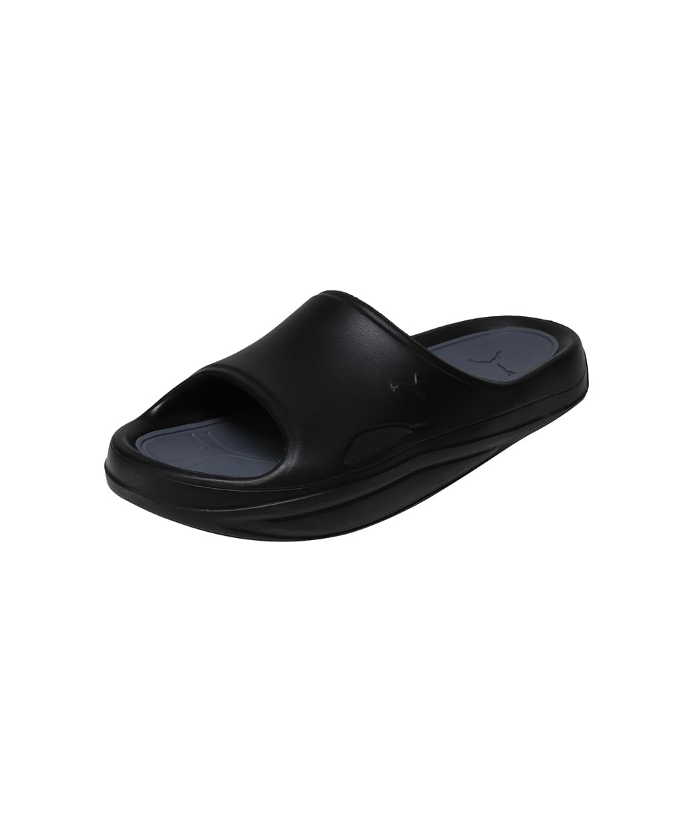 PUMA Lithen Injex V1 Slides - Black-Cool Dark Gray