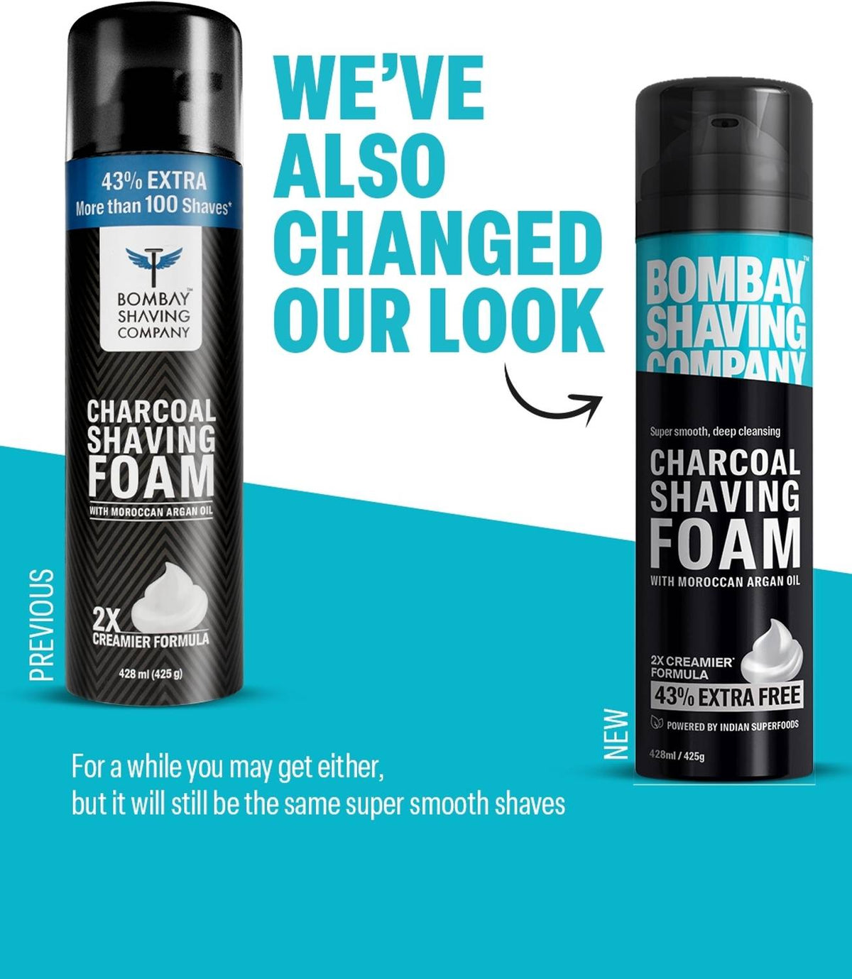 Bombay Shaving Company Charcoal Shaving Foam with Deep Cleansing Formula