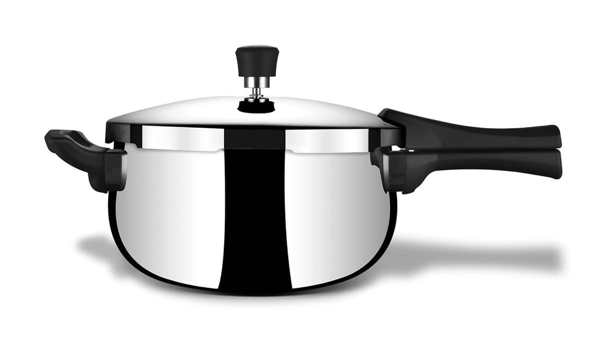 Stahl Triply Stainless Steel Pressure Cooker Outer Lid | Gas & Induction Friendly