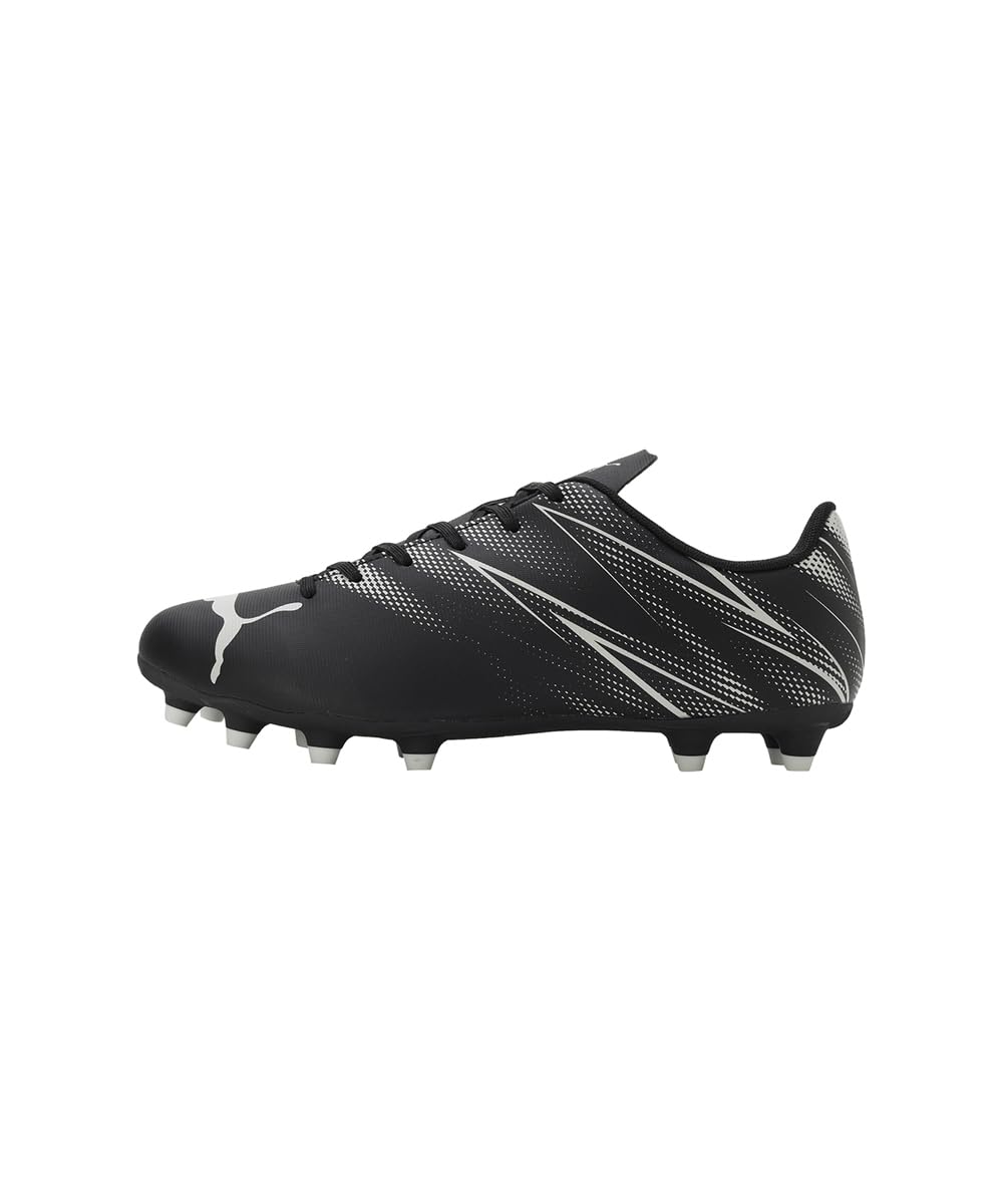 PUMA ATTACANTO FG/AG Football Boots - Black-Silver Mist