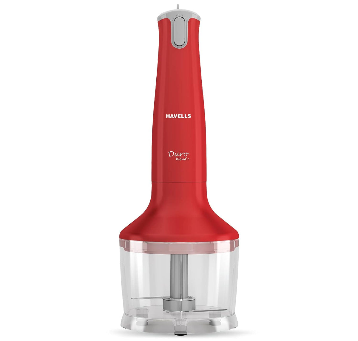 Havells Duro Blend S Hand Blender with Chopper | 300W Low Noise Copper Motor | Detachable Stem