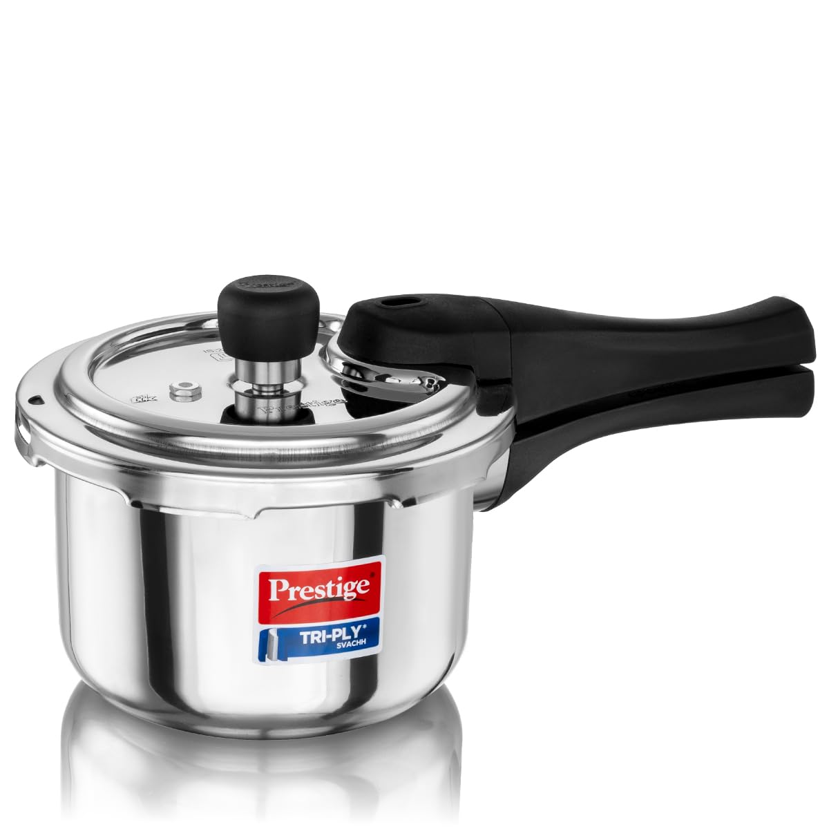 Prestige Triply Svach Pressure Cooker | 1.5 Litre | ISI Certified | 5 Years Warranty