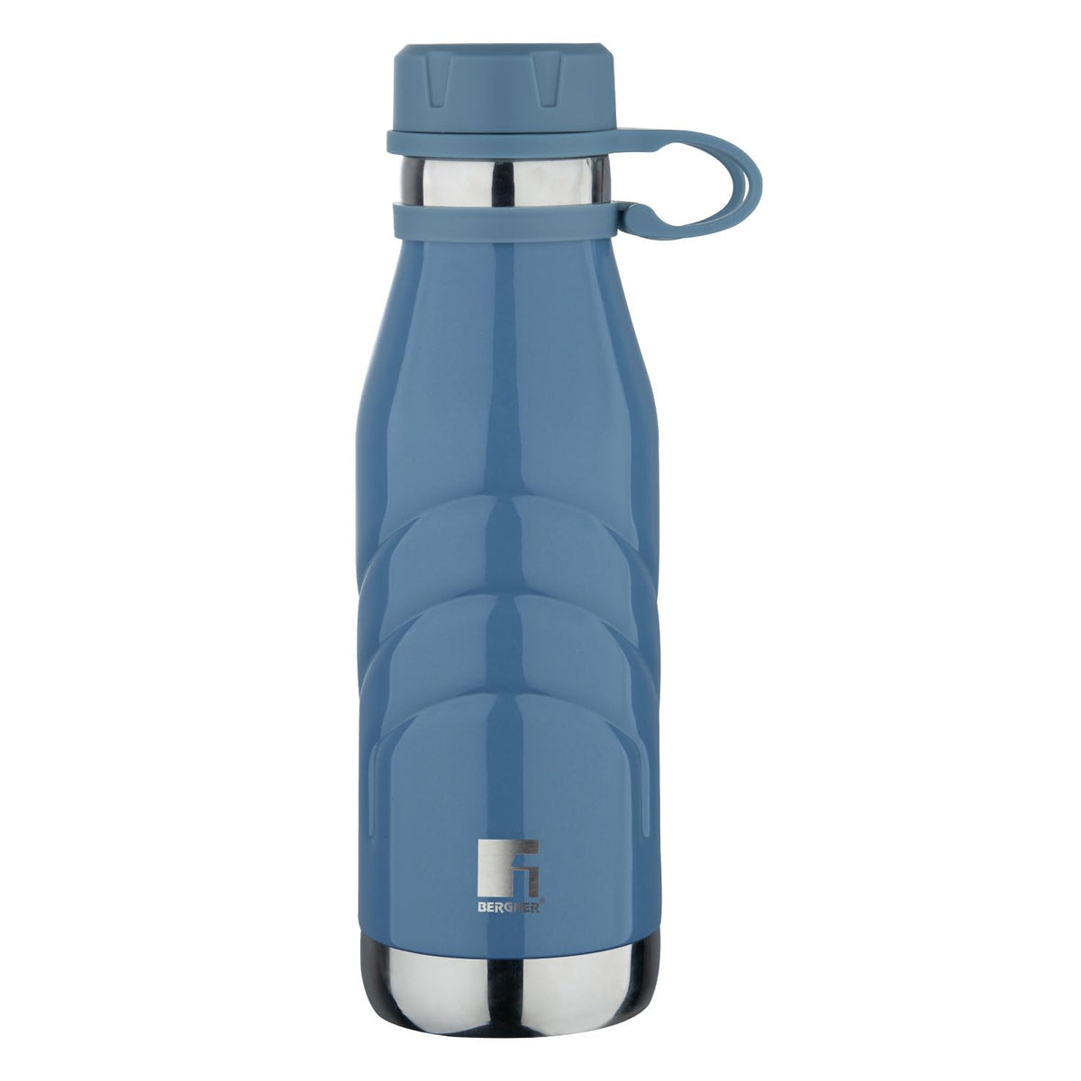 Bergner Walking Thermo Steel Bottle | Blue | Leak Proof | 500ml