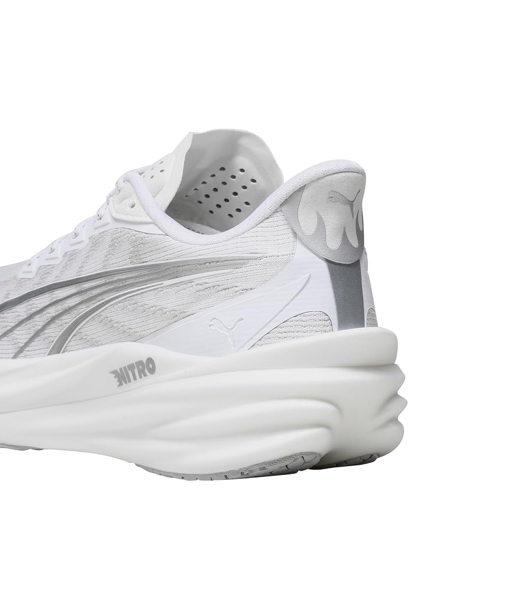 PUMA Deviate NITRO 4 Running Shoes - Black White Silver