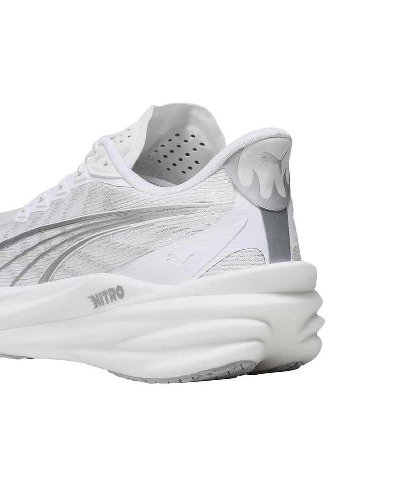 PUMA Deviate NITRO 4 Running Shoes - Black White Silver