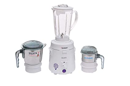 Sujata SuperMix SM Mixer Grinder | 900 Watt | 3 Jars | White