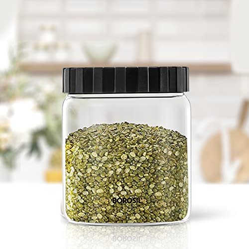 BOROSIL JAR-ENDURA GRAY 600ML PP/LID