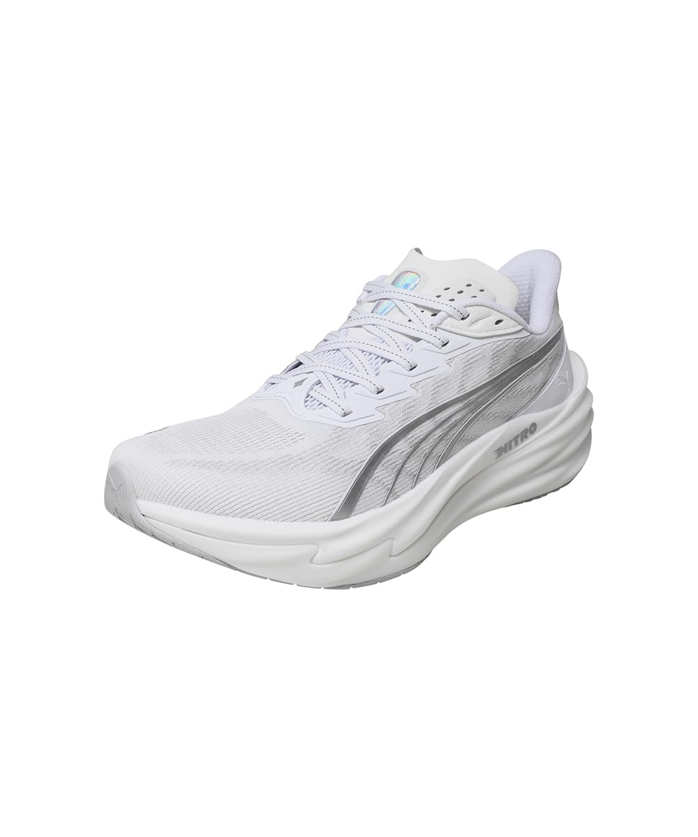 PUMA Deviate NITRO 4 Running Shoes - Black White Silver