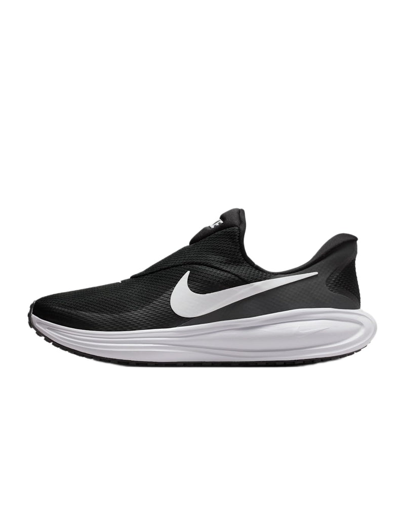 Nike Revolution 8 EasyOn Running Shoes - WHITE/BLACK-WOLF GREY
