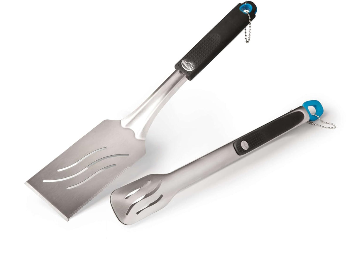 Napoleon BBQ Toolset | 2 Pc Set | Metal | Dishwasher Safe