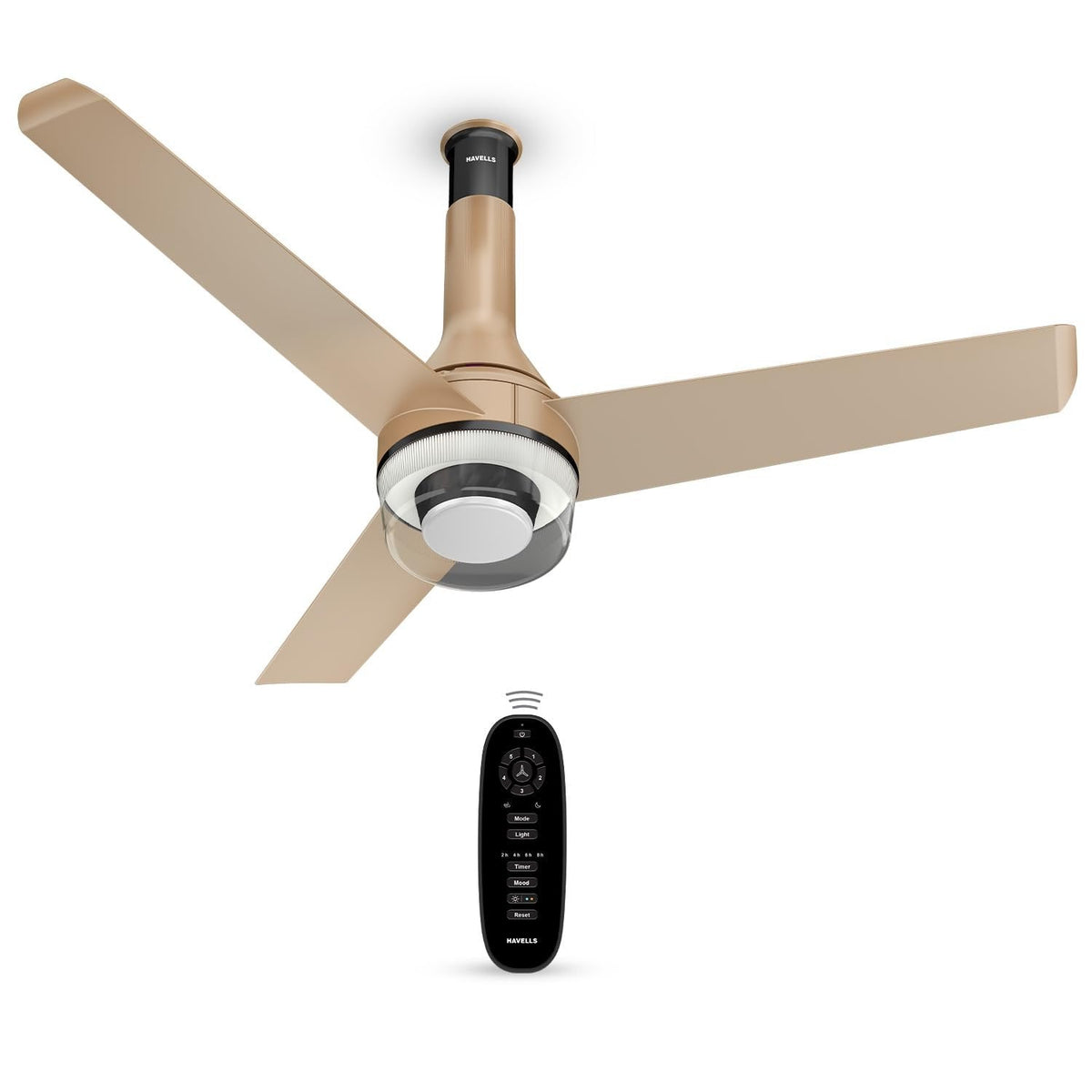 havells ceiling fan -crista champagne cola u/l 1200mm