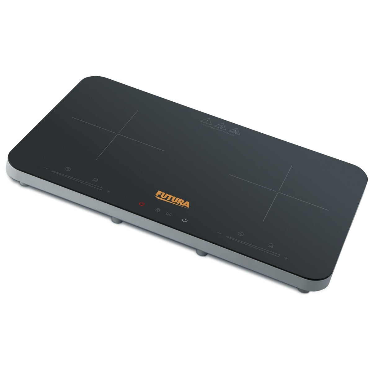 Hawkins Futura Dual Hob Induction Cooktop 3600W | 2 Burner | Auto Cut-off | Child Lock | 20 Power Levels | Black (FIC2A1