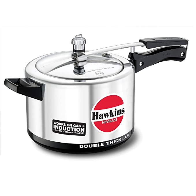Hawkins Aluminium Classic Pressure Cooker | 3 Litre | Induction Inner Lid | Silver