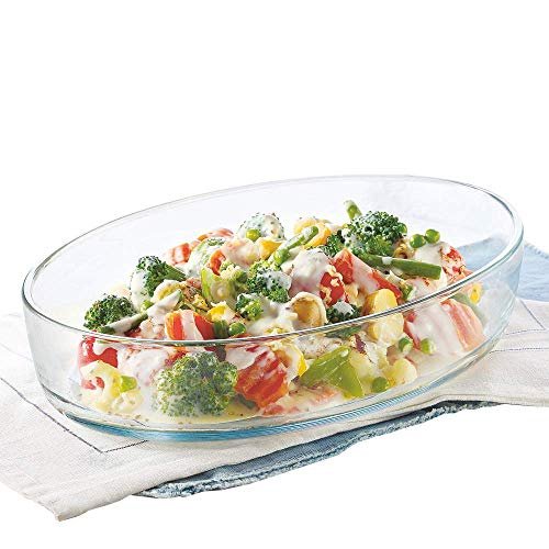 BOROSIL DISH-OVAL BAKING 700ML