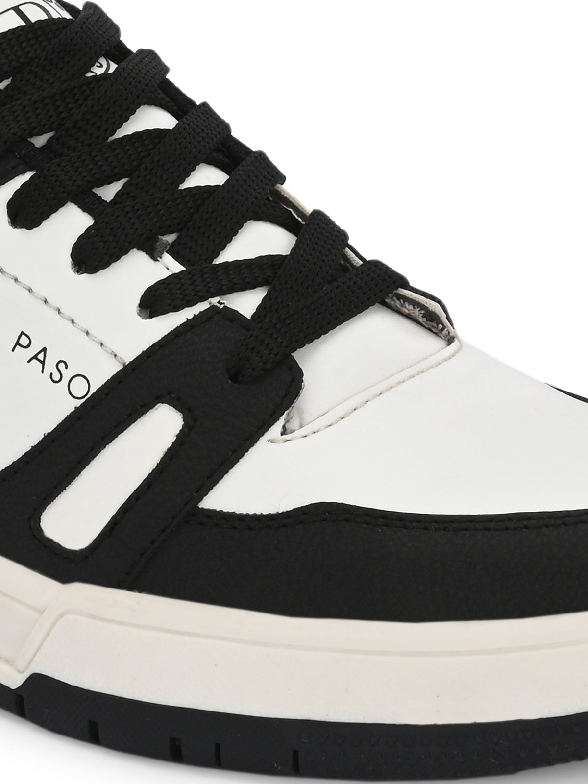 EL PASO Faux Leather Casual Shoes Lace Up Sneakers For Women-44