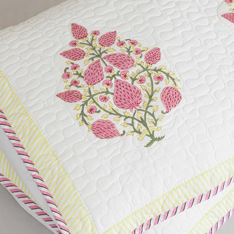 Pink Buta Quilted Pillow Covers-5
