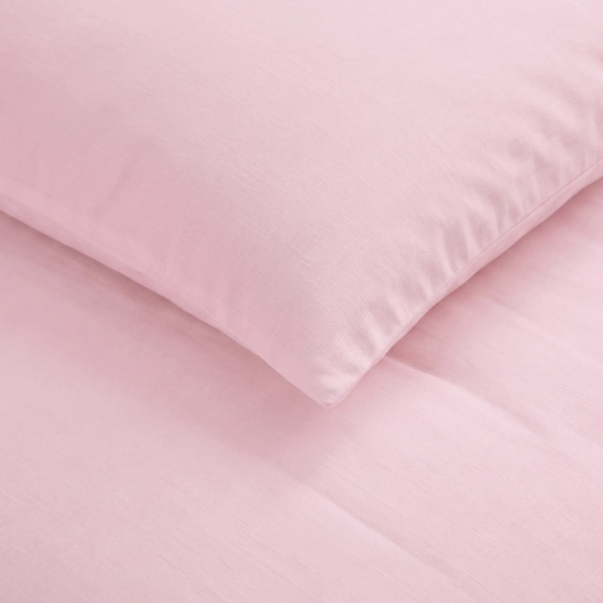 Fort Mellow - Solid Duvet Cover (Pink)-5