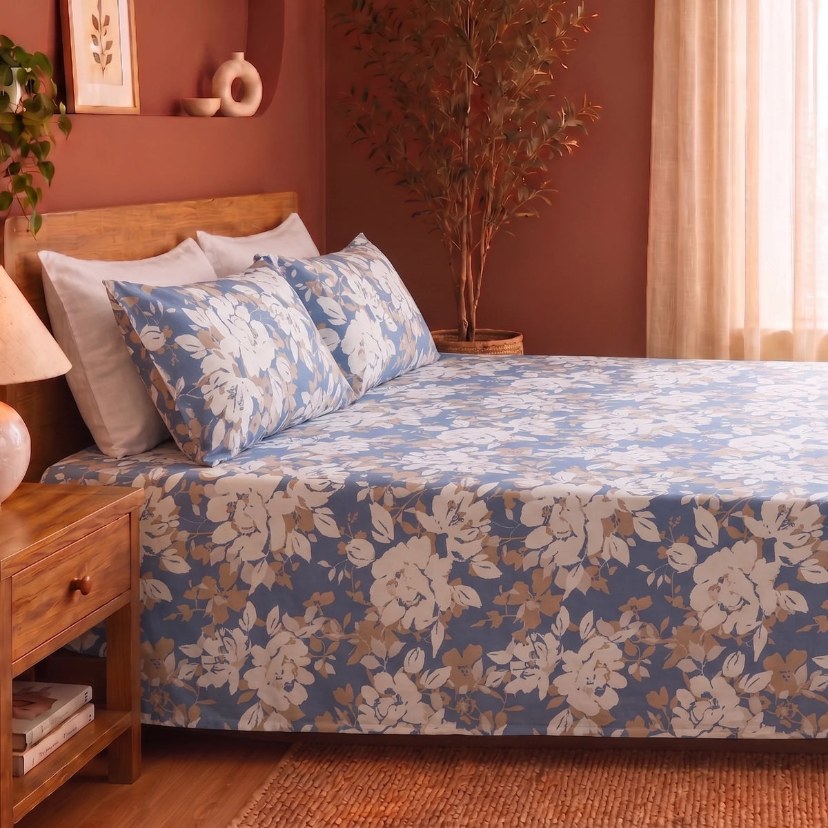 Imprimer Blossom Haze - Bedsheet-5