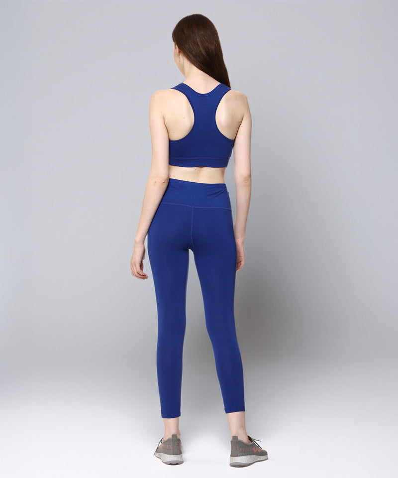 Naturefab Women's Bamboo Sports Bra Blue-5