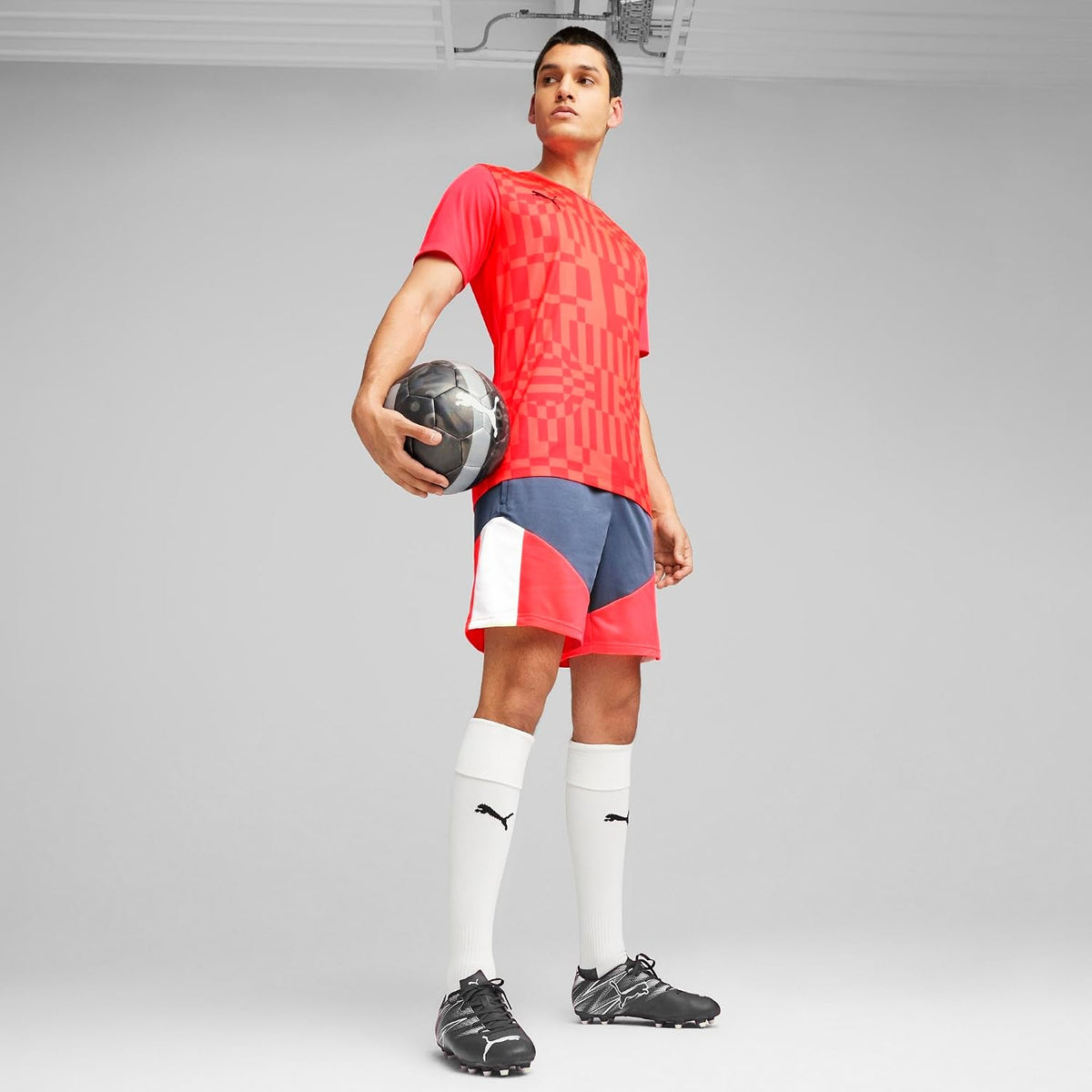 PUMA ATTACANTO FG/AG Football Boots - Black-Poison Pink