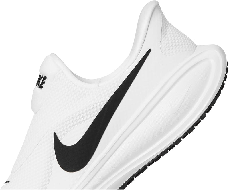 Nike Revolution 8 EasyOn Running Shoes - WHITE/BLACK-WOLF GREY
