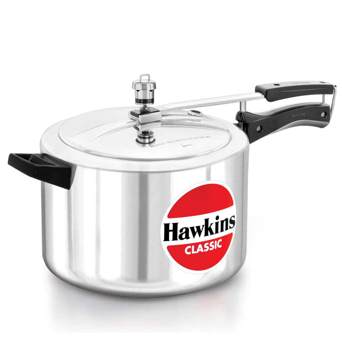 Hawkins Classic 8L Aluminium Inner Lid Pressure Cooker, Silver (CL8W)