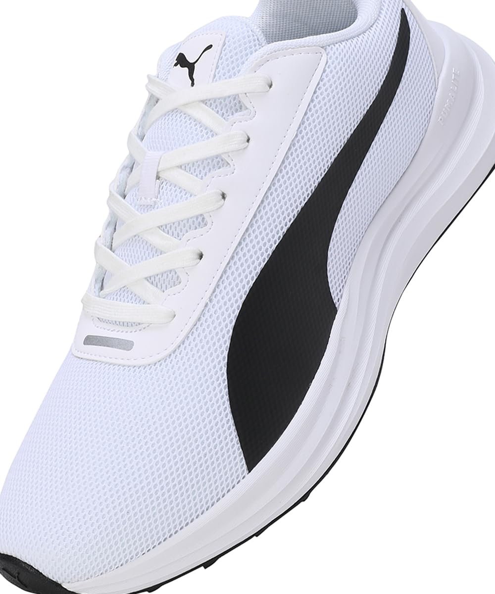 PUMA Puma Mens Fierce Runner Running Shoe 11 UK Black-White - image 6