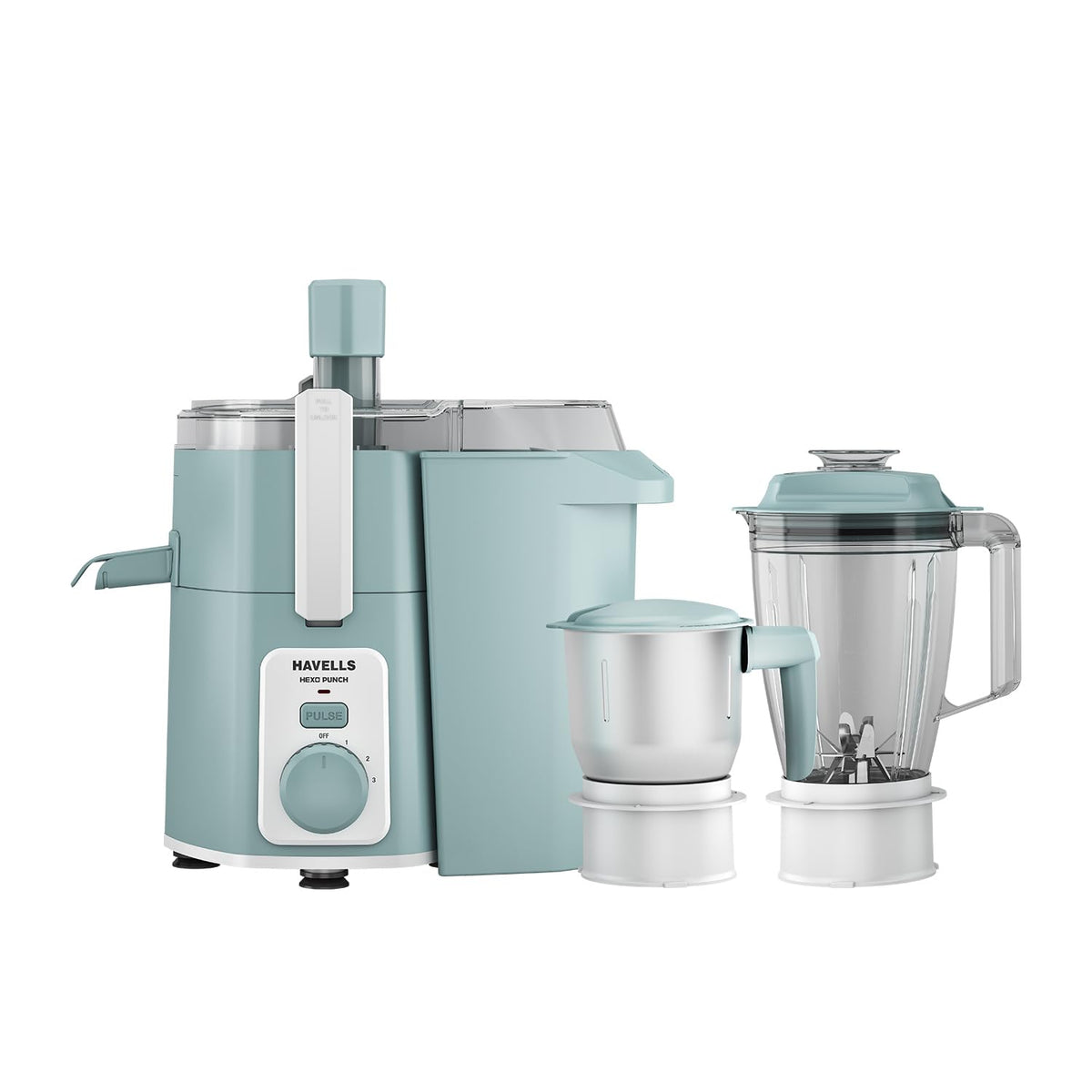 Havells Hexo Punch | 900W | Juicer Mixer Grinder | 2 Jars