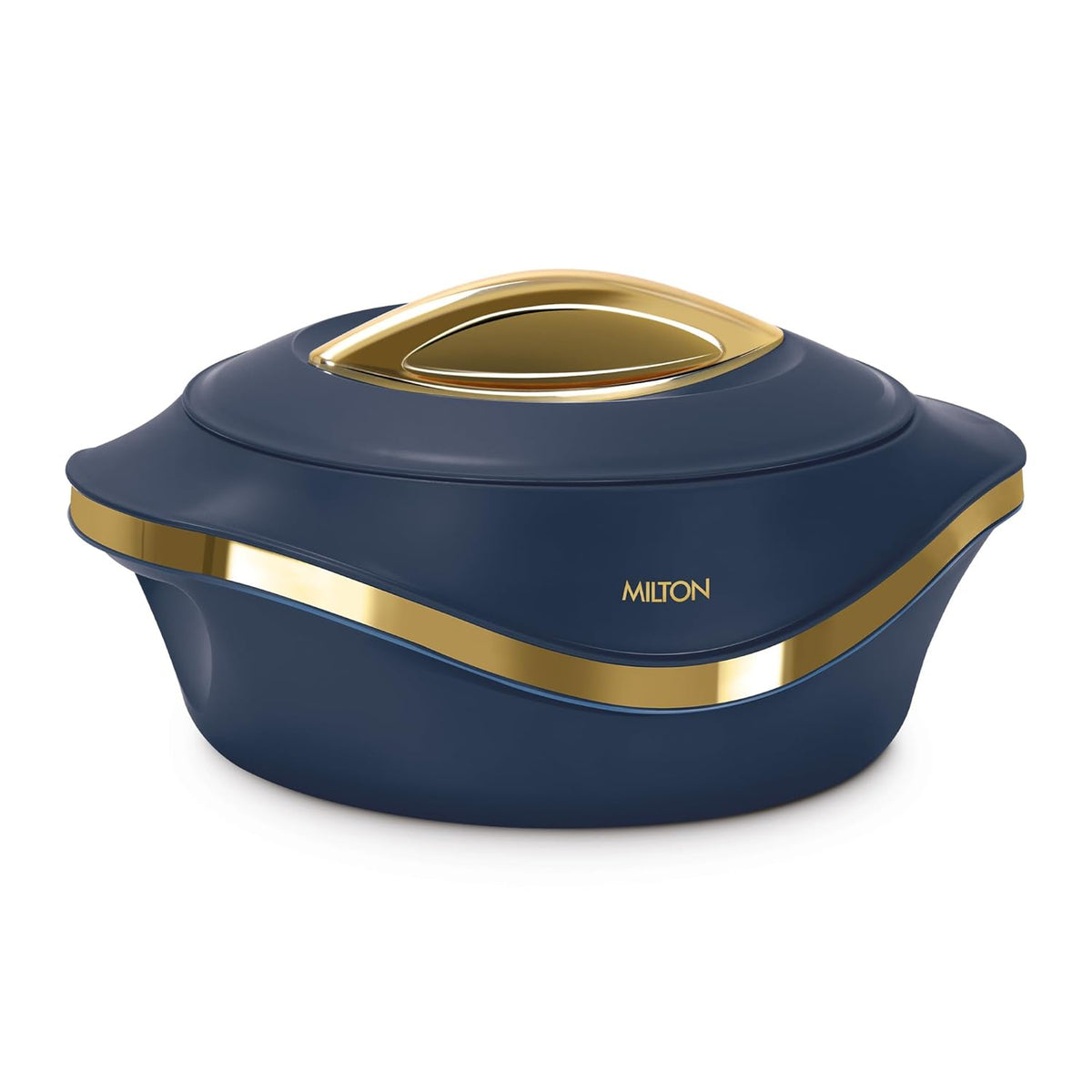 MILTON Pearl 1500 Inner Stainless Steel Casserole, 1.27 litres, Maroon | BPA Free | Food Grade | Easy to Carry | Easy to