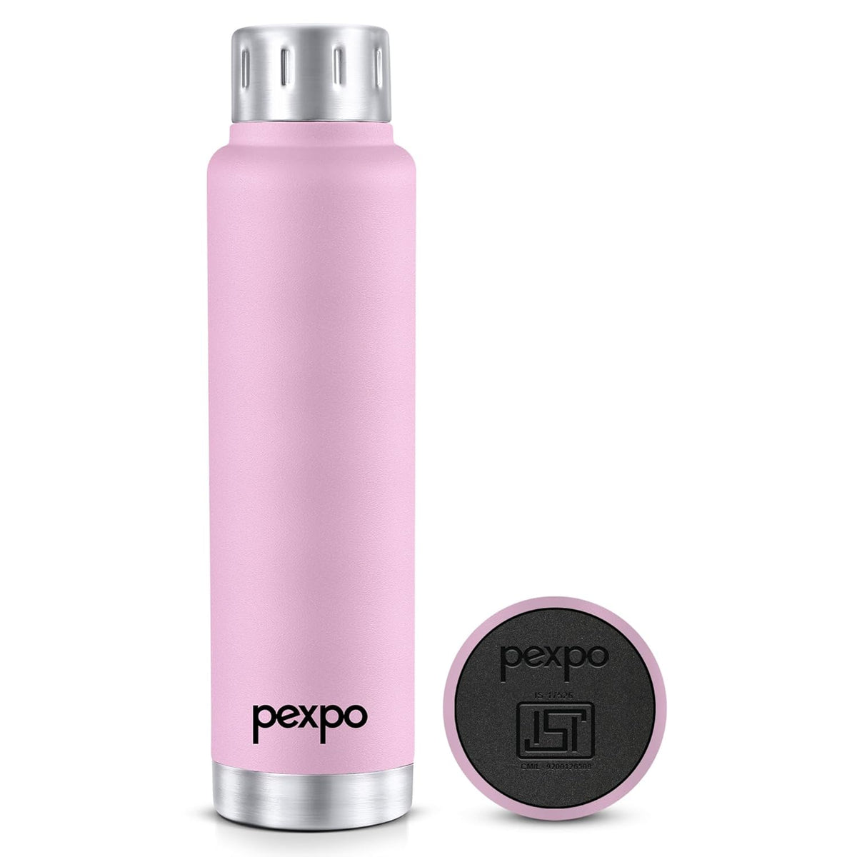 Pexpo Cameo Stainless Steel Vacuum Insulated Flask | 500ml | Double Wall | ISI Certified