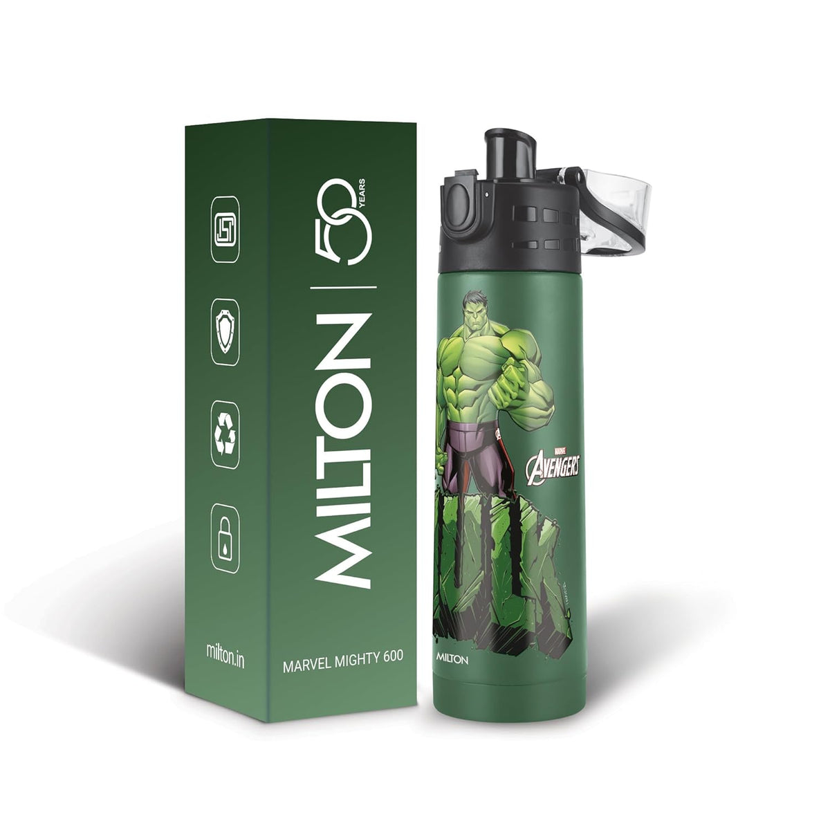 Milton Marvel Mighty Thermosteel Water Bottle | Leak Proof | Ideal for School going Kids-4