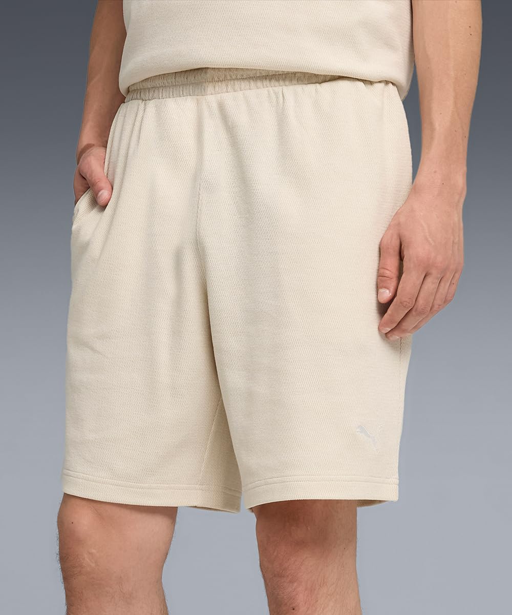 PUMA ESS Elevated Relaxed Shorts - Alpine Snow