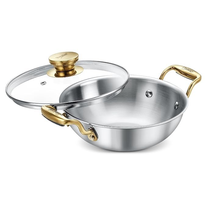 PRESTIGE TRIPLY AURUM COOKWARE KADAI 24CM