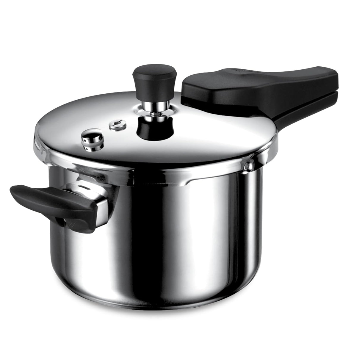 Tramontina Tri-Ply Stainless Steel Pressure Cooker | 5 Litre | Food-Grade SS304