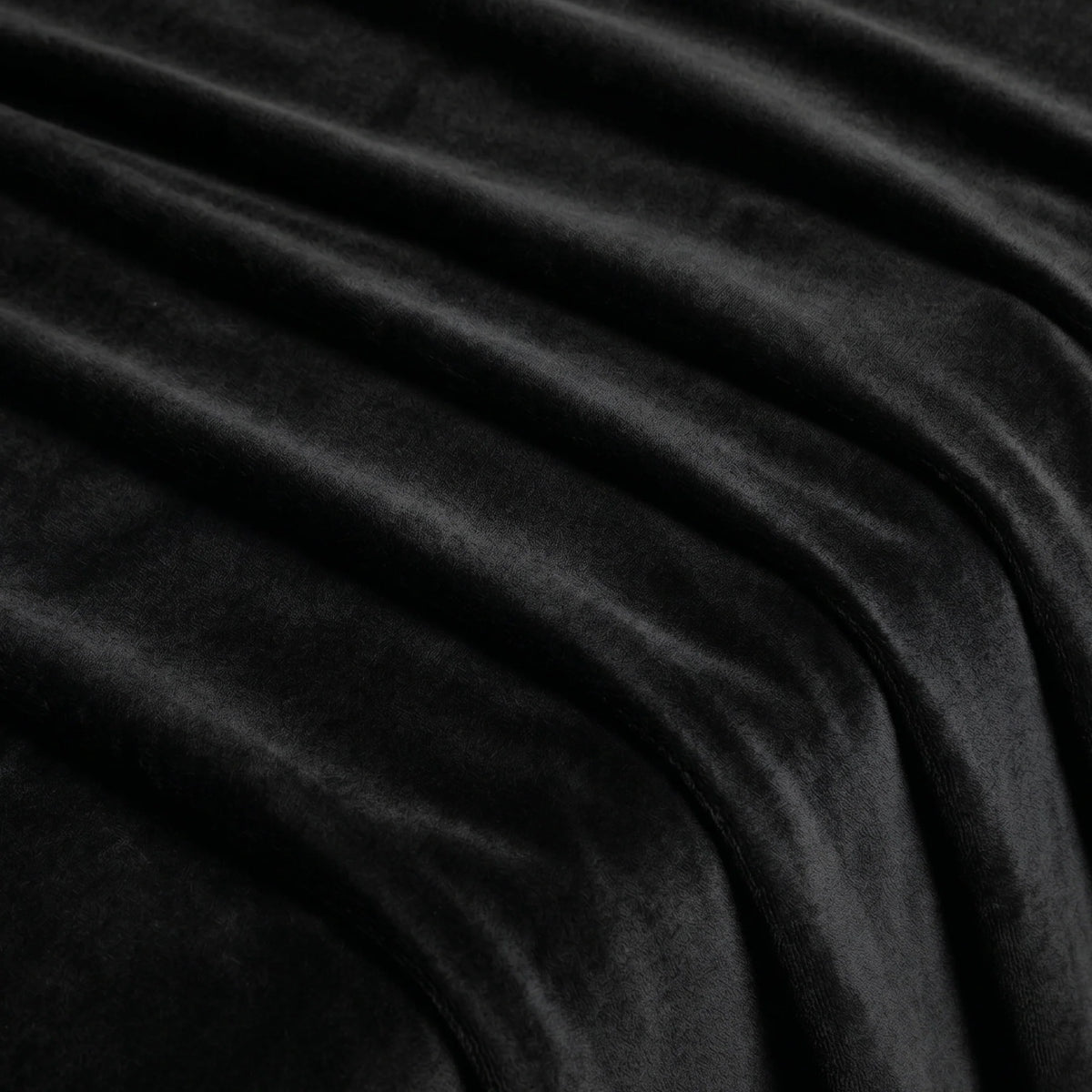 Fort Royal - Rod Pocket Velvet Curtain (Black)-6
