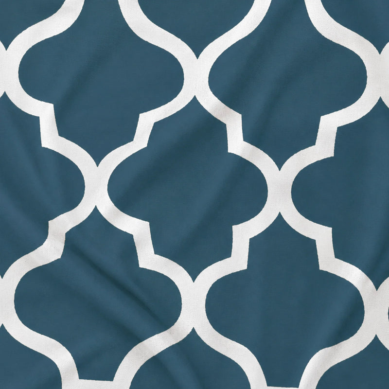 Imprimer Handpicked Soleil - Printed Semi Blackout Curtain (Blue)-6